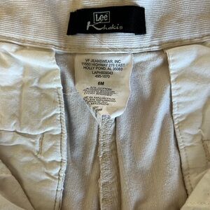 Lee Khakis Beige Pants